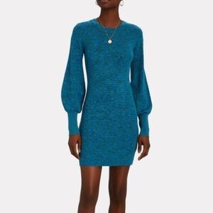 Intermix Mia Puff Sleeve Mini Sweater Dress - NWT